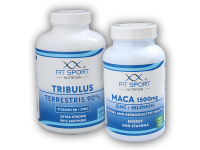 Tribulus 90%+B6+Zinek 240cps + Maca 1500mg + Zinc + Selenium 120 caps