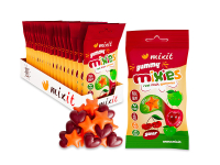 Ovocné Mixies - Jablko & třešeň - přírodní želé bonbóny 35g