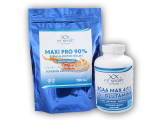 Maxi Pro 90% 750g + BCAA 4:1:1 240cps