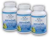 3x Kotvičník zemní 90% + Vitamin B6 + Zinek 90 kapslí