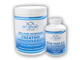 100% Creatine Monohydrate 550g + BCAA MAX 4:1:1 + L-Glutamine 240 caps